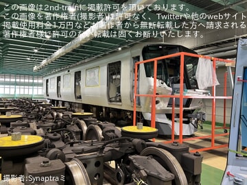 【TX】TX-1000系TX-1601編成(TX-1101編成)が更新工事中