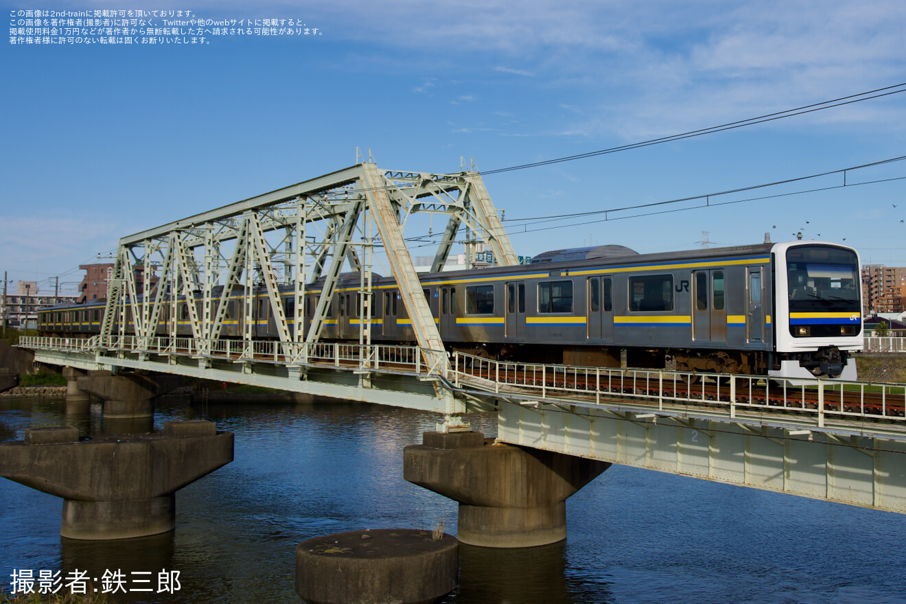 【JR東】209系マリC606編成大宮総合車両センター出場回送の拡大写真