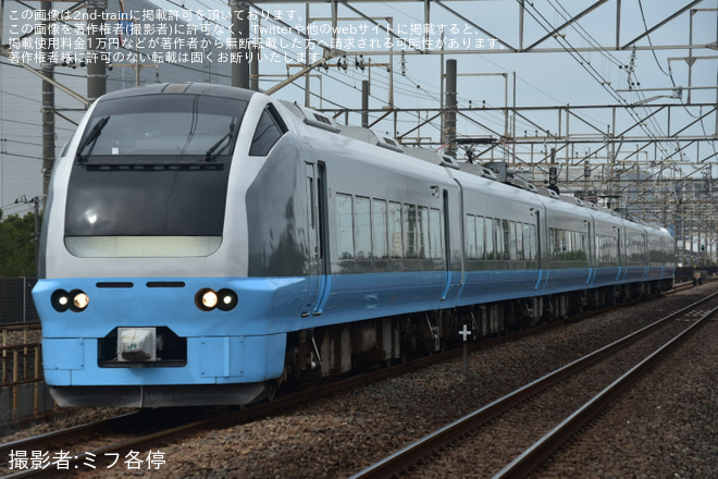 を新習志野駅で撮影した写真