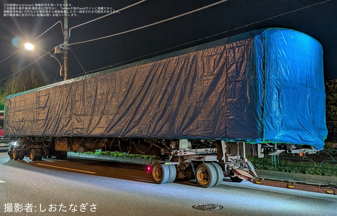 【東臨】りんかい線の70-000形Z9編成70-090と70-099が東京港へ陸送の拡大写真