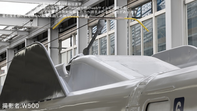 【JR西】N700系K7編成博多総合車両所出場試運転を不明で撮影した写真