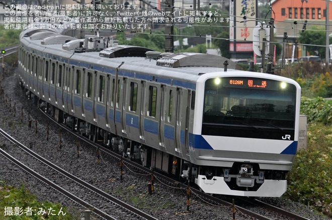 【JR東】 E531系K405編成郡山総合車両センター出場回送