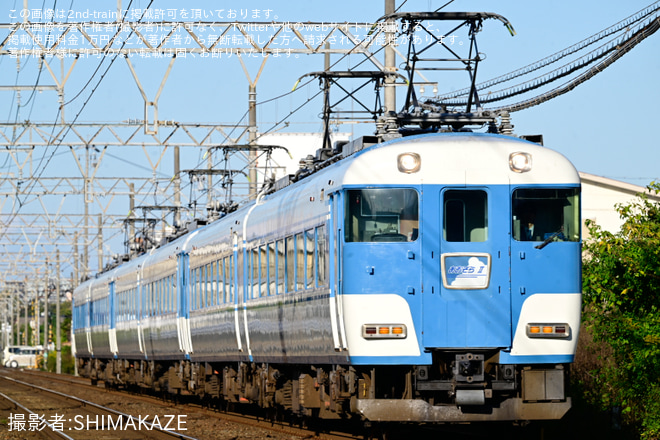 【近鉄】15200系 PN10+PN07+PN08 PN3重連の団臨を鼓ヶ浦～磯山間で撮影した写真