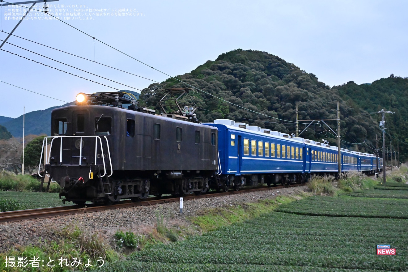 【大鐵】元JR西の12系客車5両が大井川鐵道で試運転の拡大写真