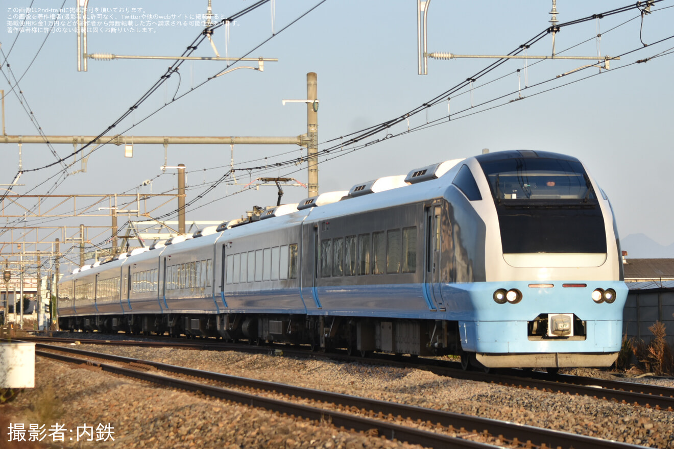 【JR東】渋川発舞浜行きE653団体の拡大写真