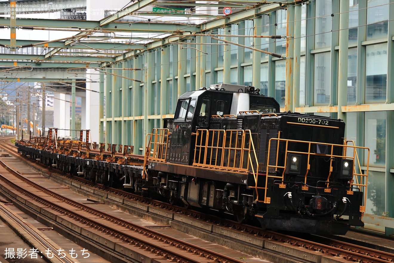 【JR九】DD200-702牽引による臼杵工臨の実施の拡大写真