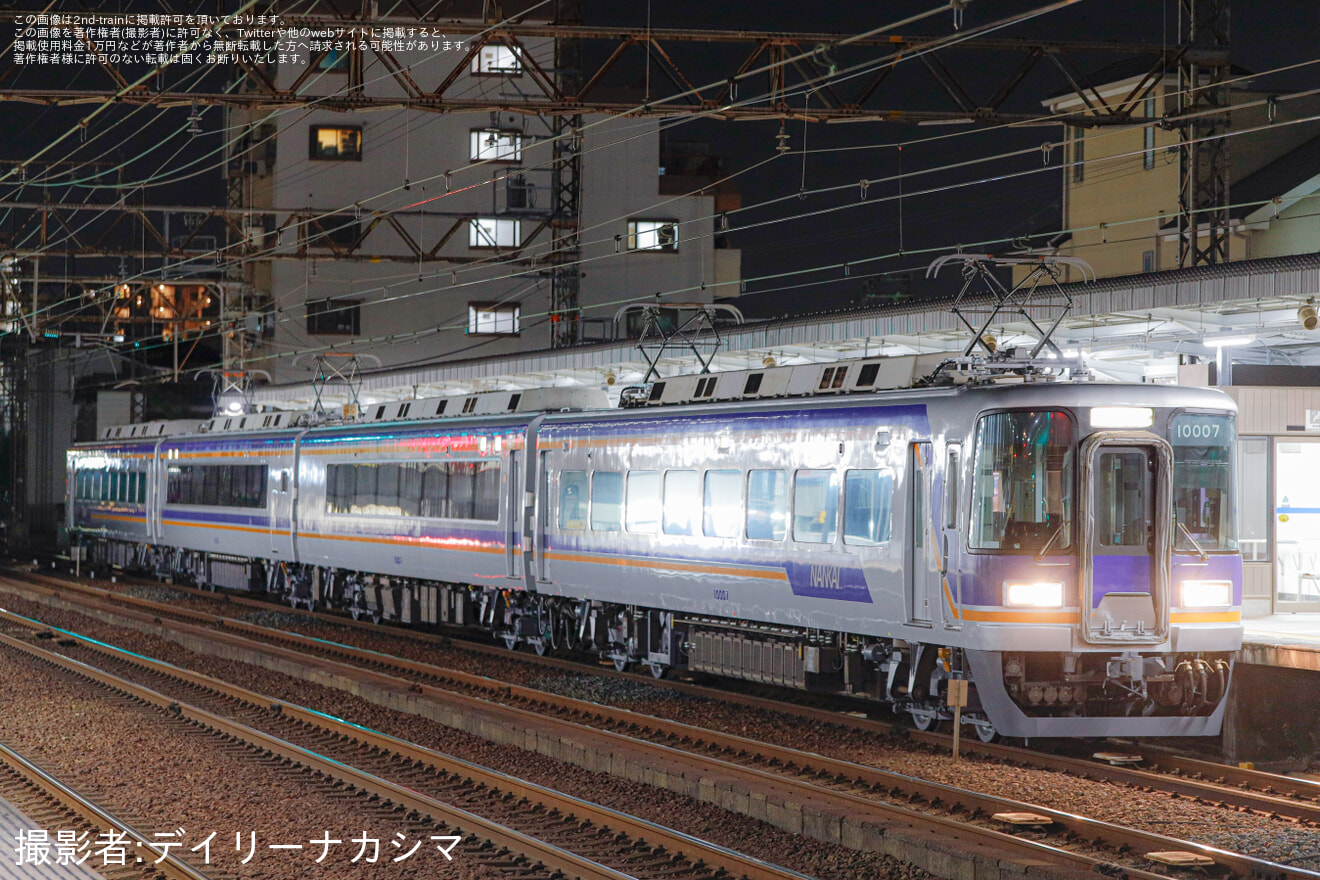 【南海】10000系10007F千代田工場出場回送の拡大写真