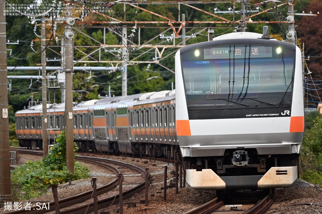 【JR東】E233系T11編成長野総合車両センター出場回送の拡大写真