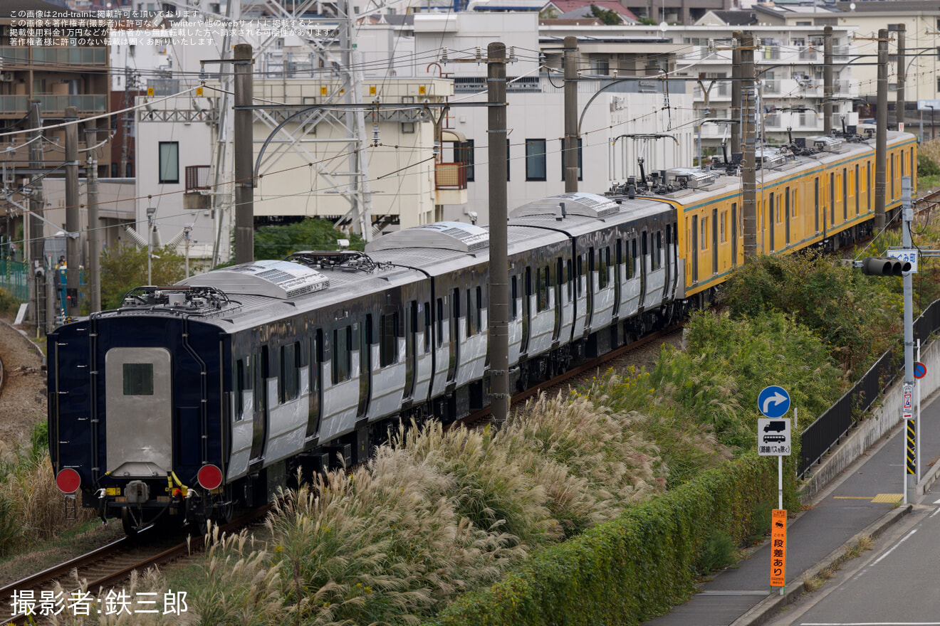 【相鉄】13000系13101F(13101×8) 横浜方3両かしわ台へ回送の拡大写真