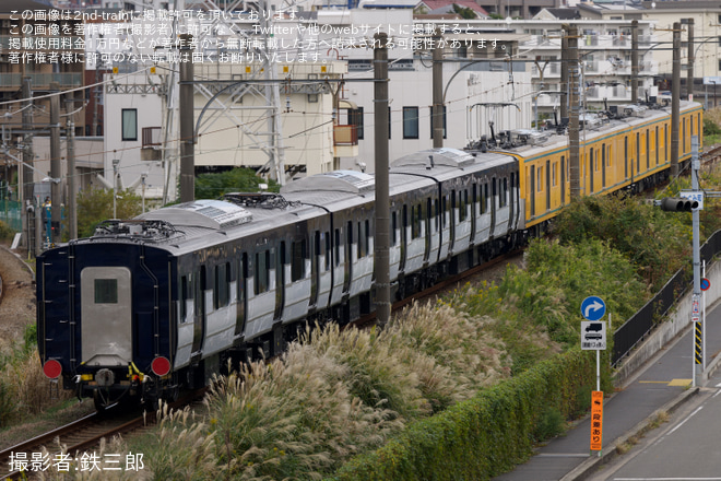 【相鉄】13000系13101F(13101×8) 横浜方3両かしわ台へ回送を海老名駅付近で撮影した写真