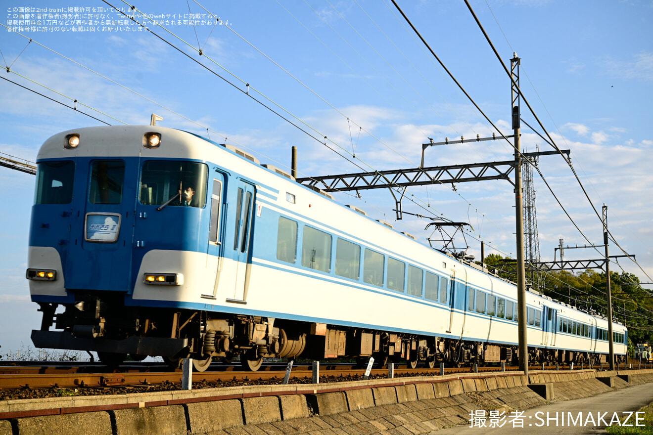 【近鉄】15200系 PN07+PN10 あおぞらIIを使用した団臨(2025年11月11日)の拡大写真