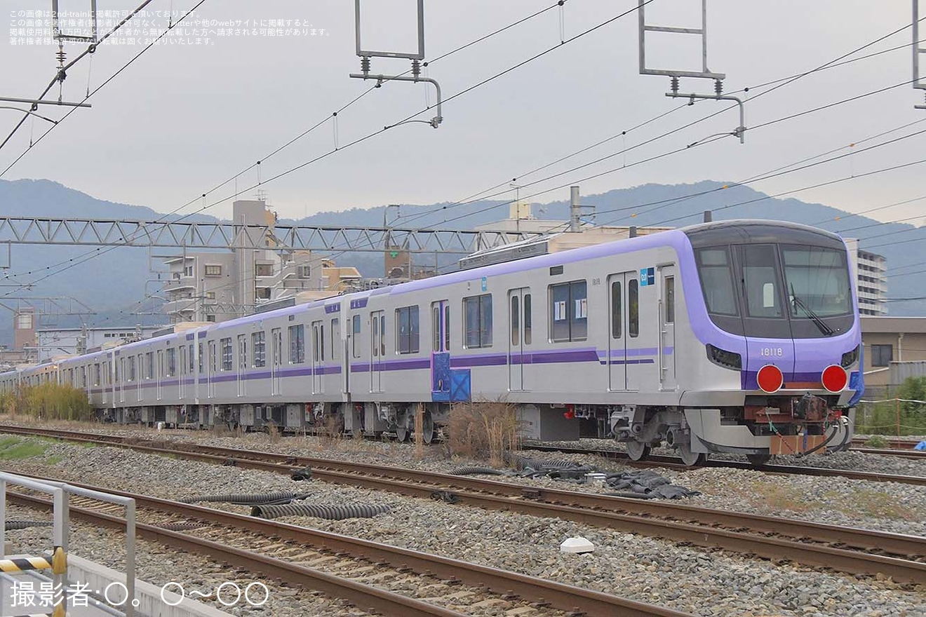【メトロ】18000系18118F出場甲種輸送の拡大写真