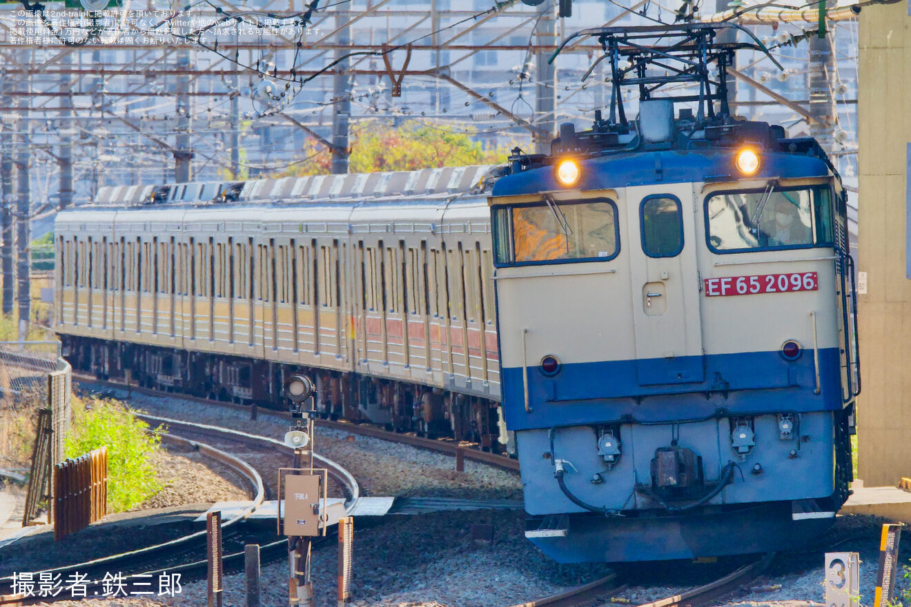 【西武】元東急9000系9012F+9005F出場甲種輸送の拡大写真