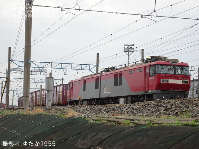 【JR九】EH500-49が熊本(操)にて目撃を不明で撮影した写真