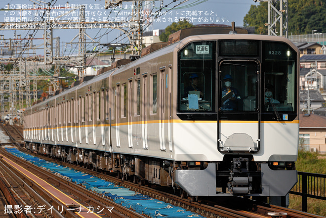 【近鉄】9820系EH28五位堂検修車庫出場試運転を河内国分～安堂間で撮影した写真