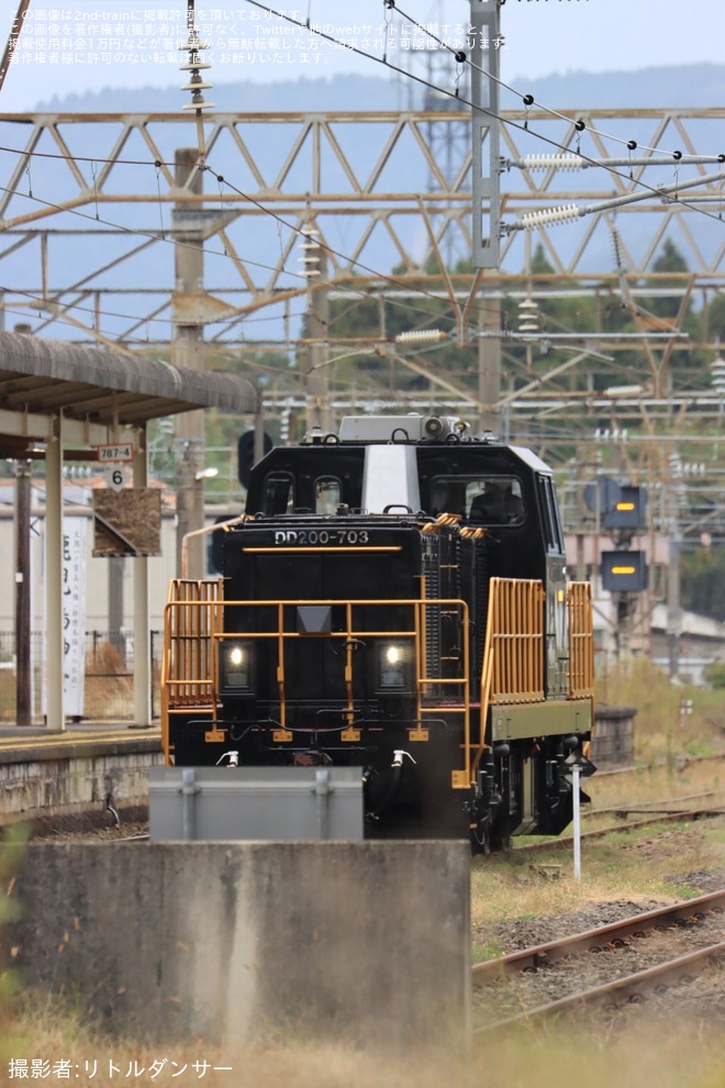 【JR九】DD200-703が自走にて初の鹿児島へ
