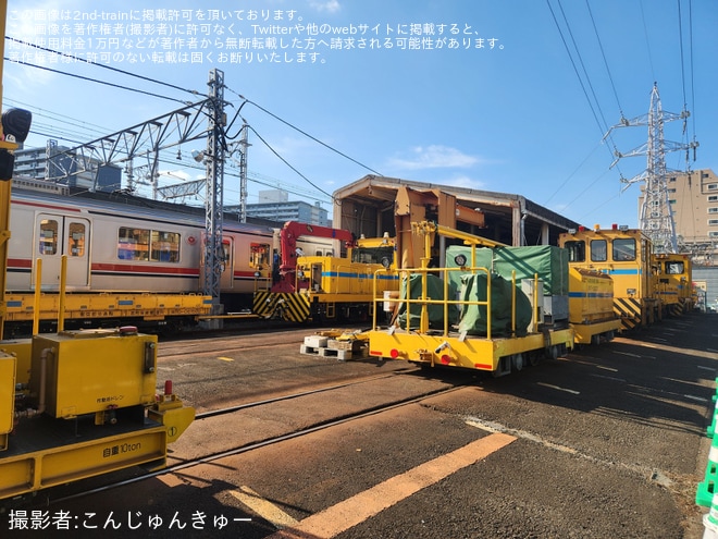 志村車両検修場で撮影された【都営】「都営フェスタ2025 in三田線」開催