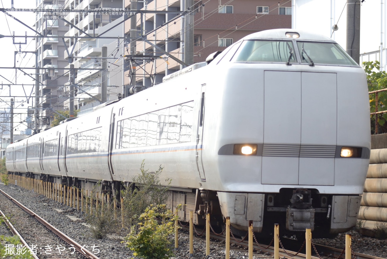 【JR西】681系W21編成疎開返却回送の拡大写真