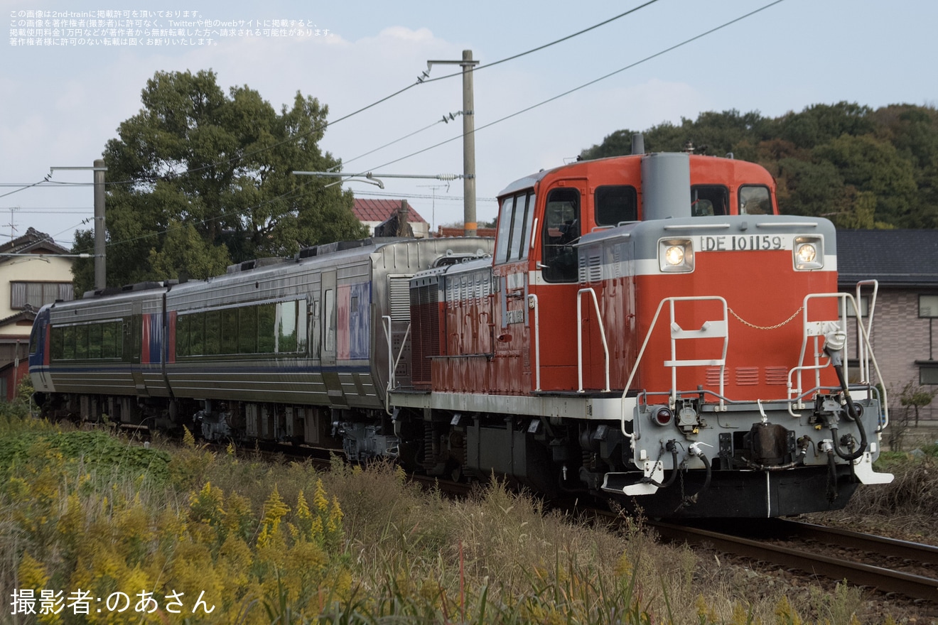 【智頭】HOT7000系HOT7034後藤総合車両所本所出場の拡大写真