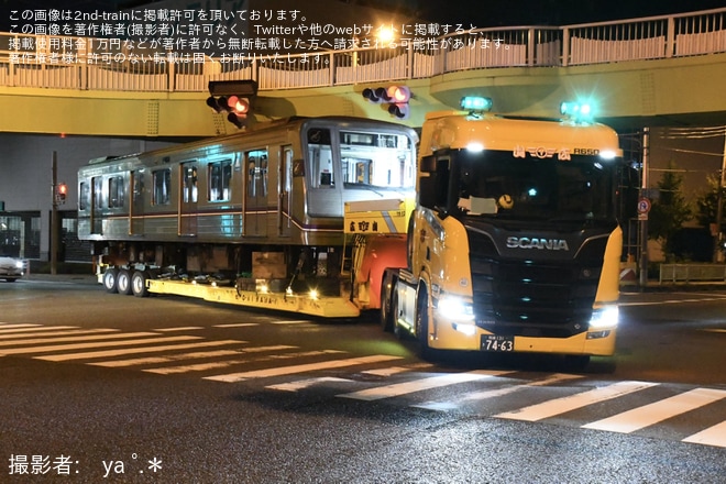 【大阪メトロ】22系 22661Fが廃車陸送される