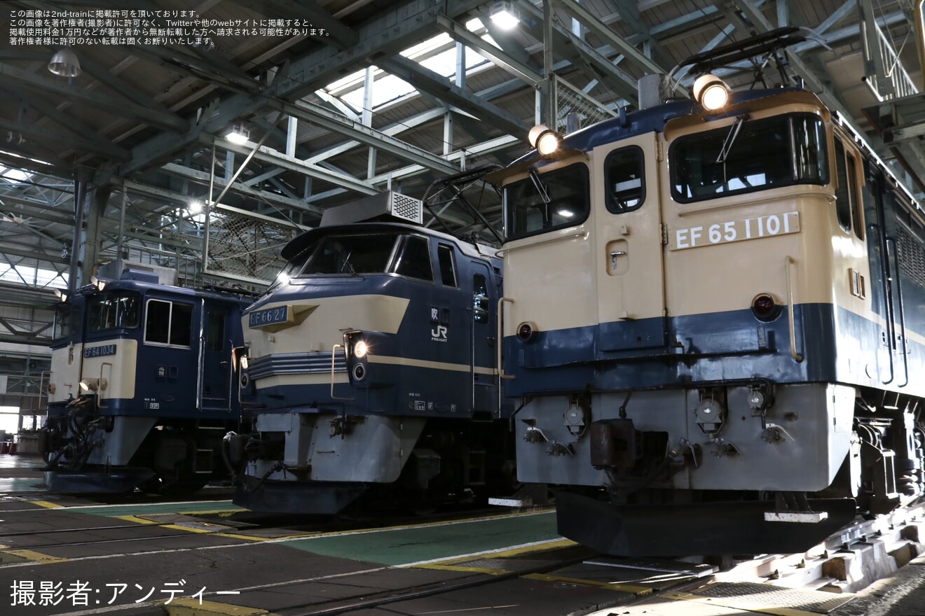 【JR貨】吹田機関区機関車撮影会「極めよう直流機 ～青に酔いしれろ～」開催の拡大写真