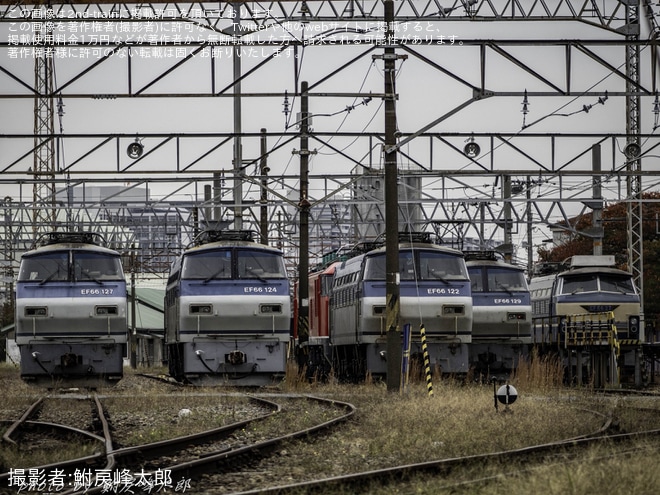 を吹田機関区付近で撮影した写真