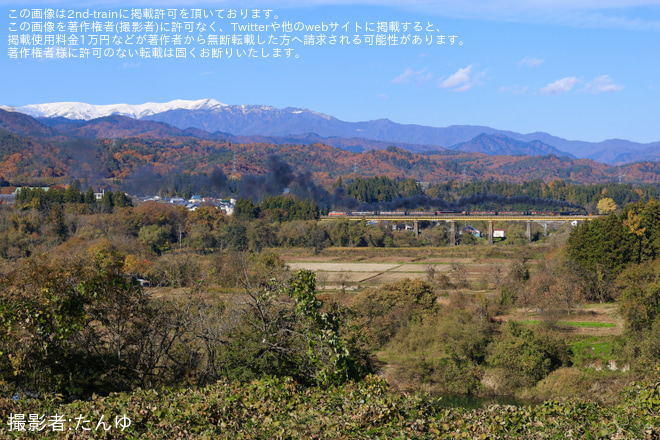 【JR東】「SLばんえつ物語」DE10-1700を補機として連結し運転