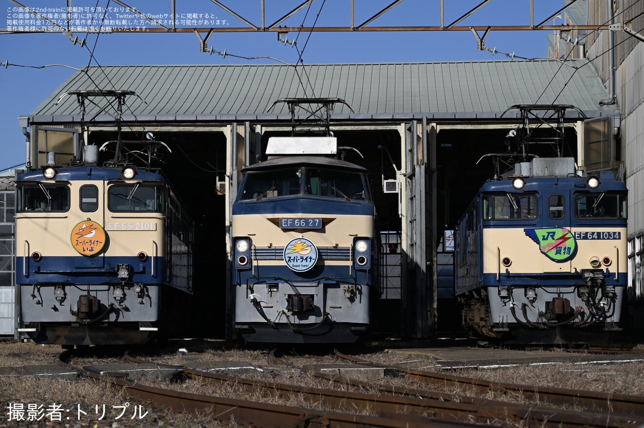 【JR貨】吹田機関区機関車撮影会「極めよう直流機 ～青に酔いしれろ～」開催の拡大写真