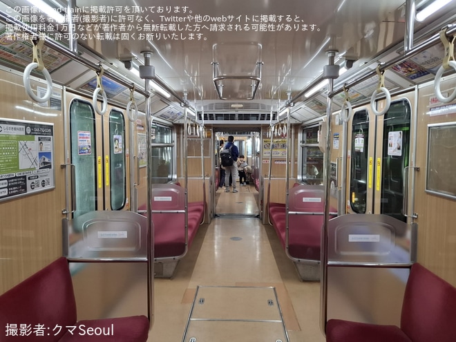 を丸山車両基地で撮影した写真