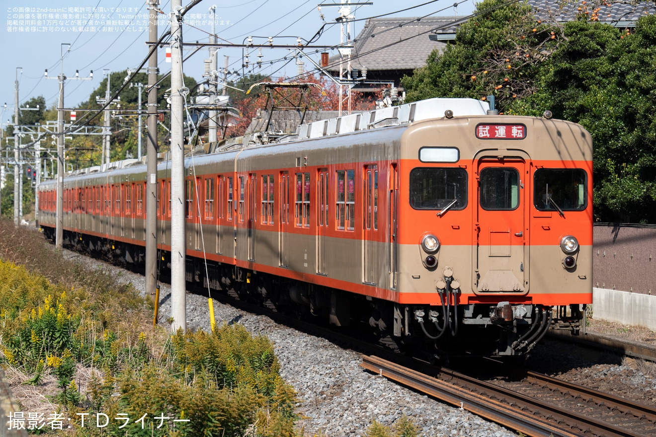 【東武】8000系8111Fが試運転の拡大写真