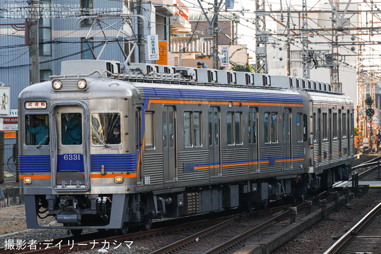 【南海】6300系 6331F 千代田工場出場試運転の拡大写真