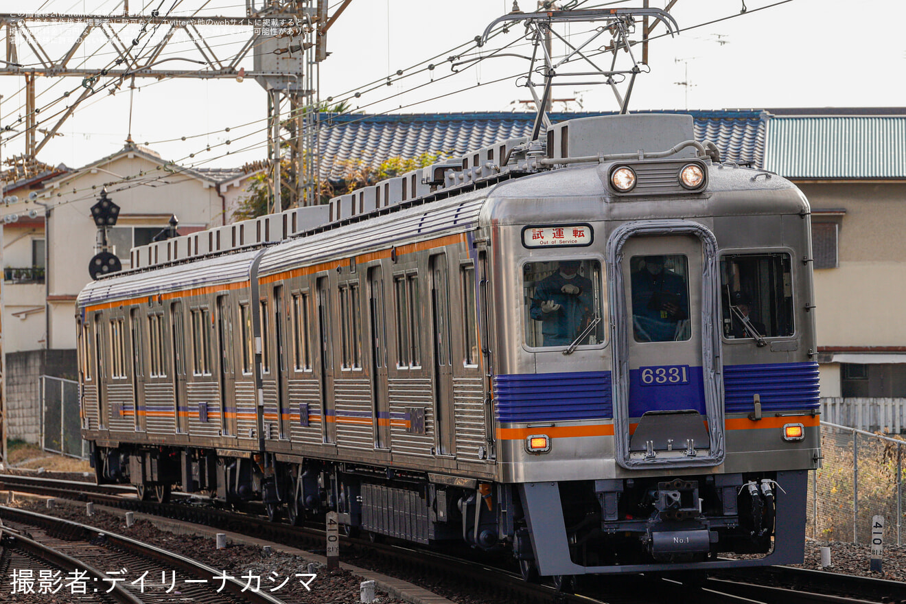 【南海】6300系 6331F 千代田工場出場試運転の拡大写真