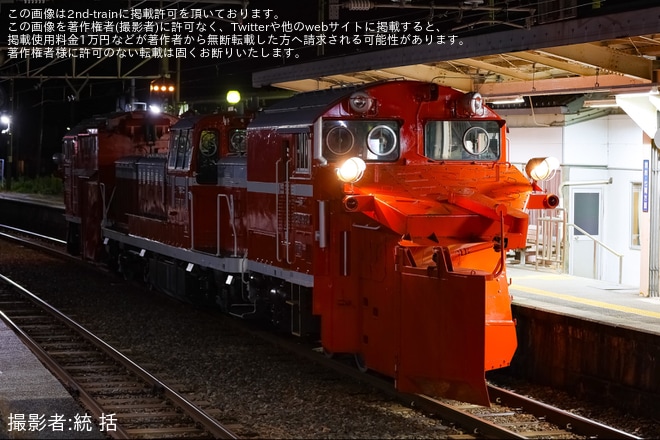 【JR西】DE15-1504七尾線で試運転を不明で撮影した写真