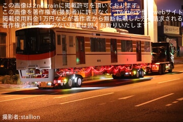 【山陽】6000系6018Fが陸送搬入