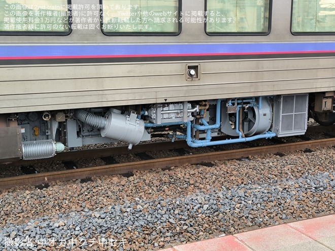 【JR西】キハ120-17下関総合車両所本所構内試運転を不明で撮影した写真