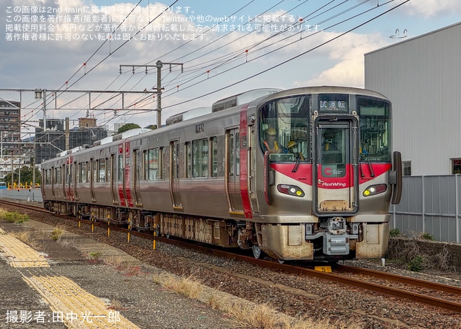 【JR西】 227系中ヒロA50編成下関総合車両所本所構内試運転