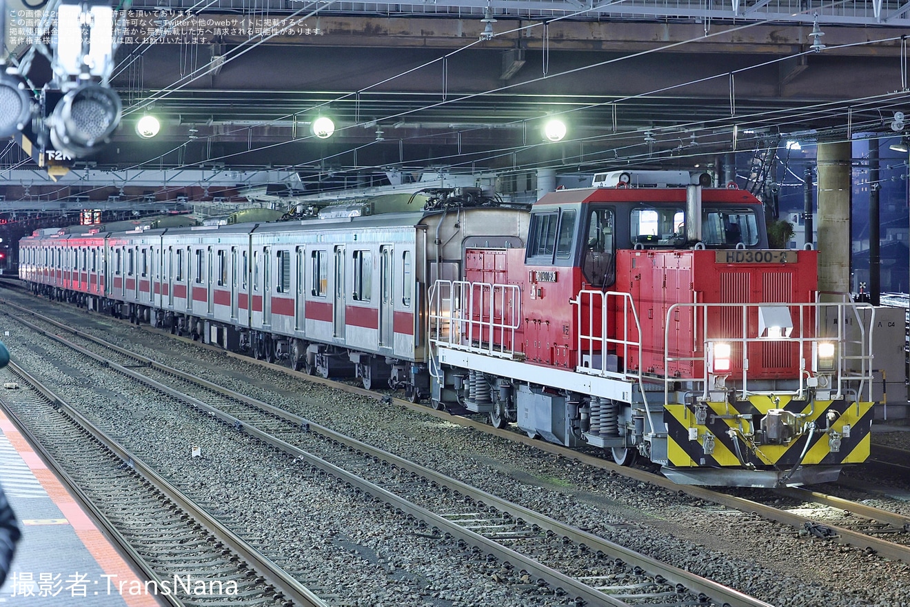 【東急】5000系5102F J-TREC横浜事業所入場甲種輸送の拡大写真