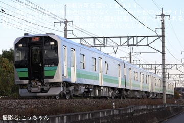 【JR東】HB-E220系(HB-E221/222-10・HB-E221/222-11)が高崎線で試運転
