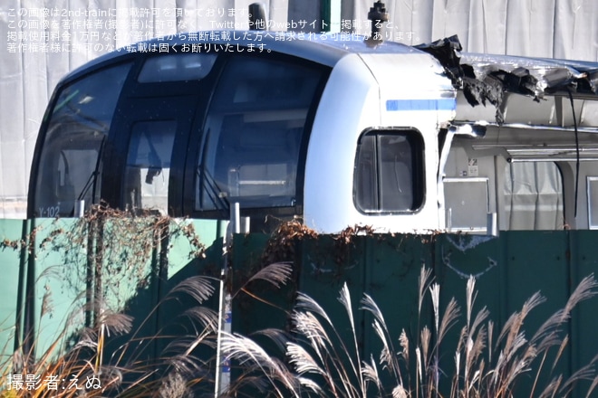 を長野総合車両センター付近で撮影した写真