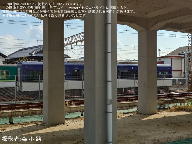 を寝屋川車庫付近で撮影した写真