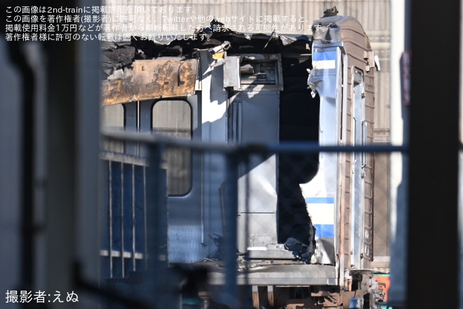 を長野総合車両センター付近で撮影した写真