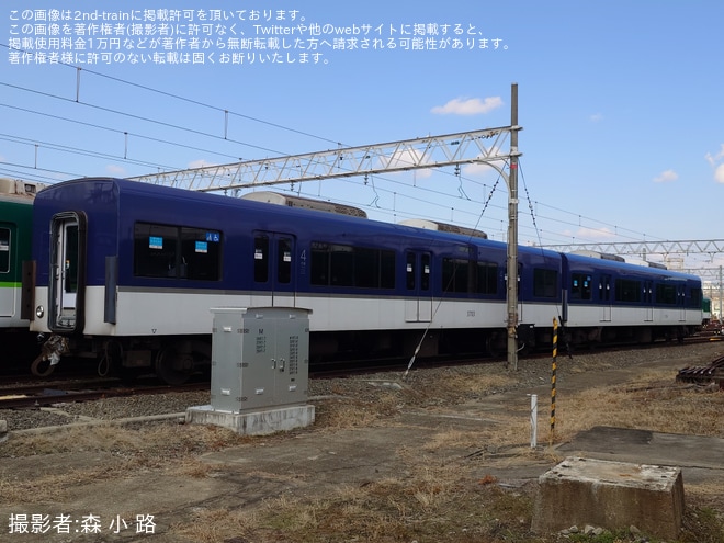 を寝屋川車庫付近で撮影した写真