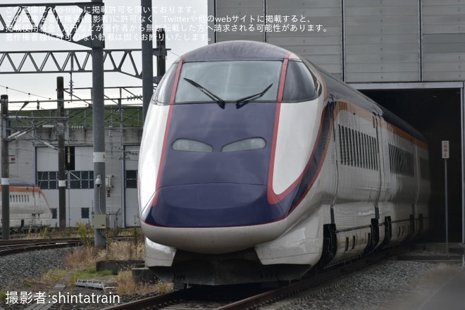 を新幹線総合車両センター付近で撮影した写真