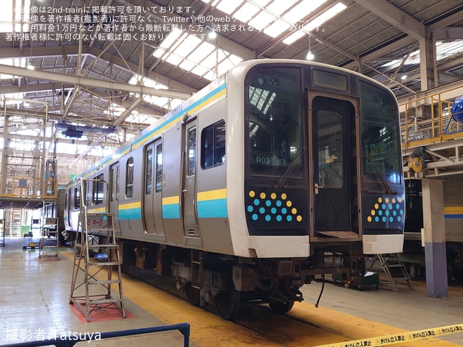 を大宮総合車両センターで撮影した写真