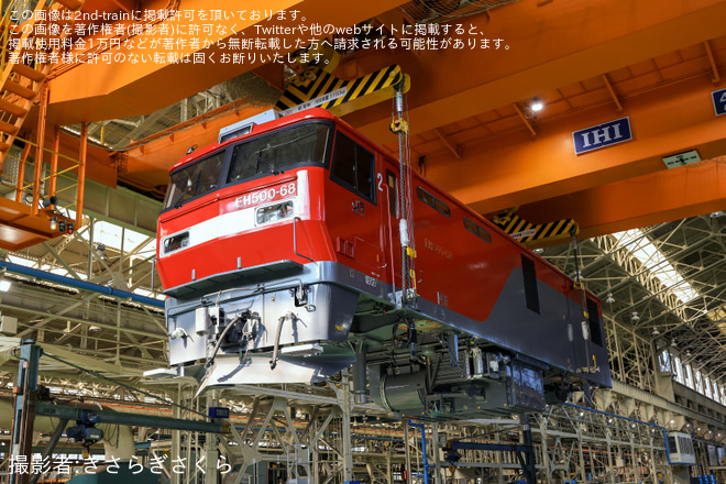 を大宮総合車両センターで撮影した写真