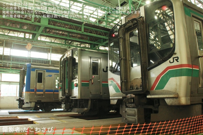 【JR東】仙台車両センターの地元向け公開イベントが開催を仙台車両センターで撮影した写真
