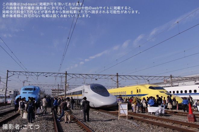 【JR西】事前申込制イベント「山陽新幹線ふれあいデー in 岡山 2025」開催を博多総合車両所岡山支所で撮影した写真