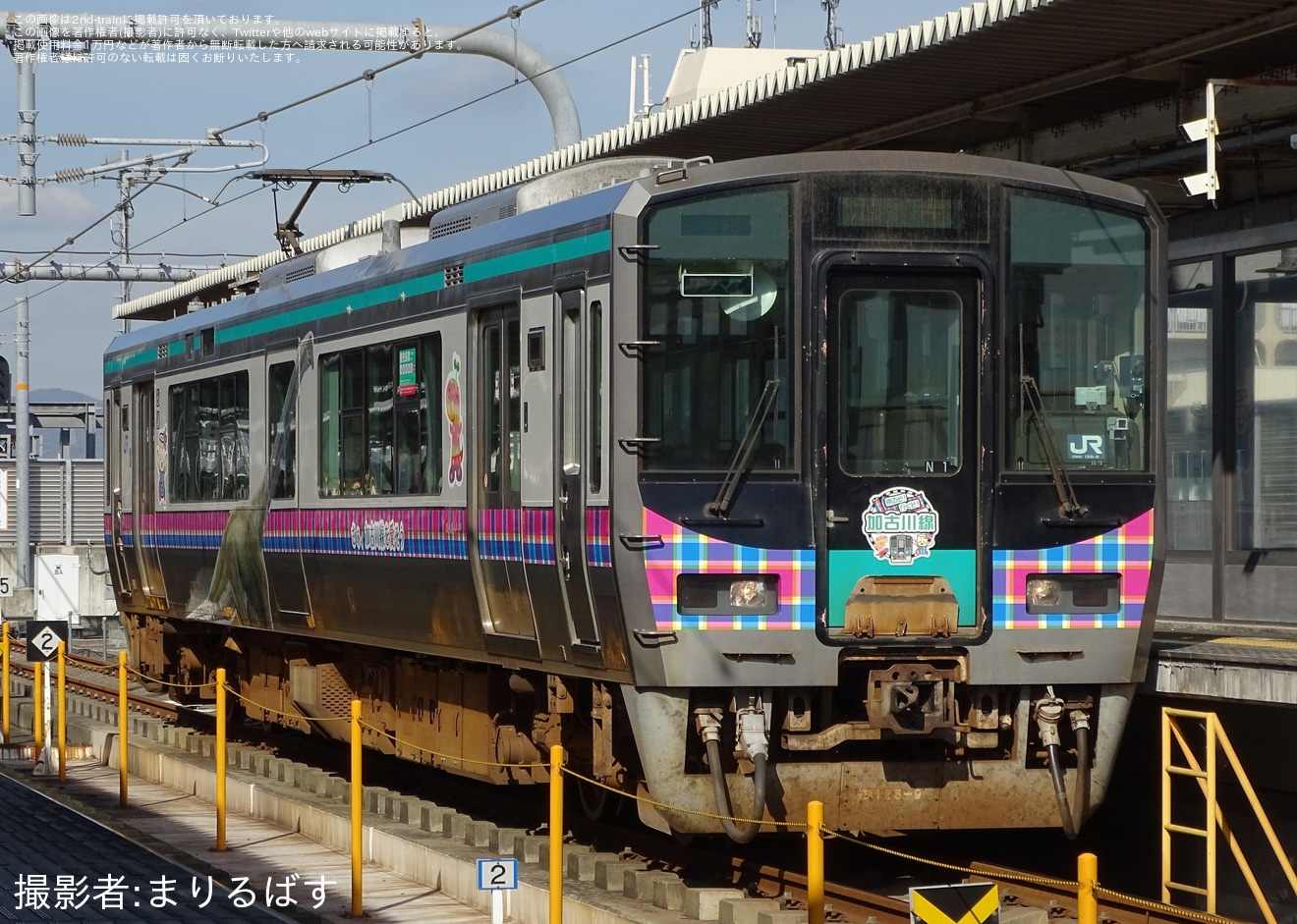 【JR西】「加古川線ラッピング列車」運行開始の拡大写真