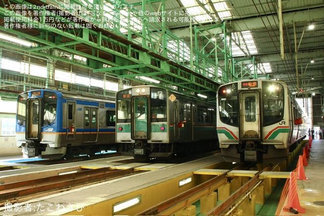 【JR東】仙台車両センターの地元向け公開イベントが開催を仙台車両センターで撮影した写真