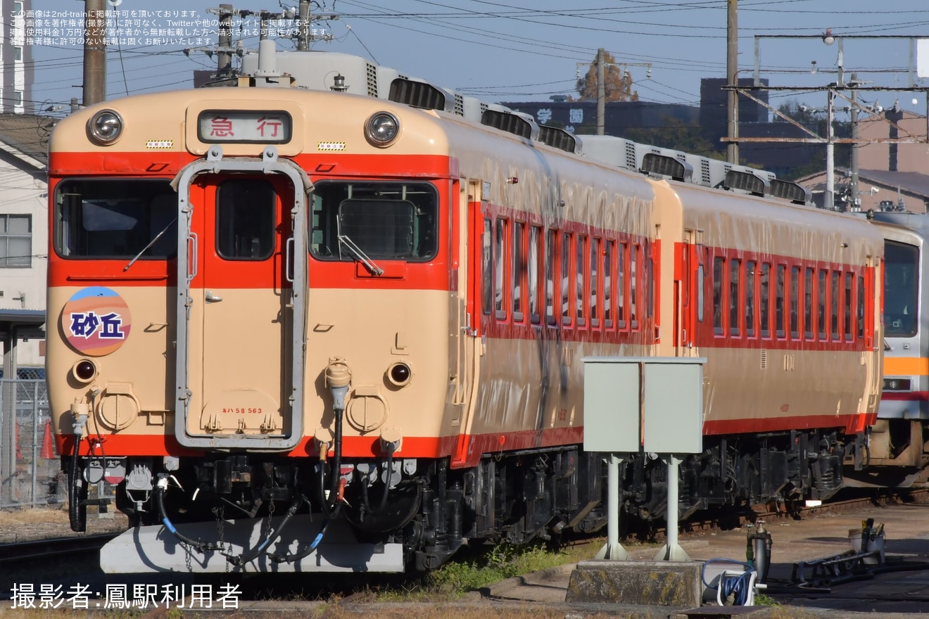 【JR西】津山まなびの鉄道館「DD51-1187「出雲」ヘッドマークとキハ28・キハ58形屋外展示」の拡大写真